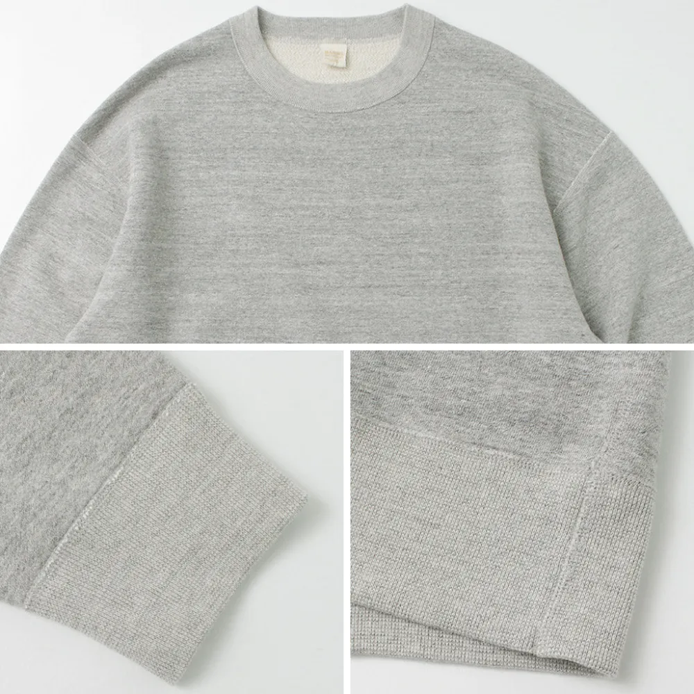 BARNS Sweatshirts^/ Loopwheel wide crew sweatshirt