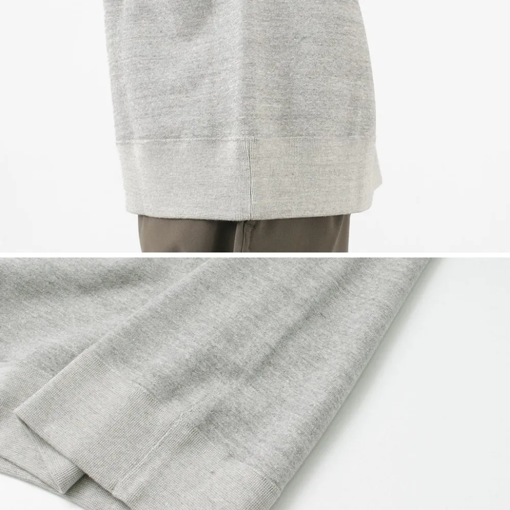 BARNS Sweatshirts^/ Loopwheel wide crew sweatshirt