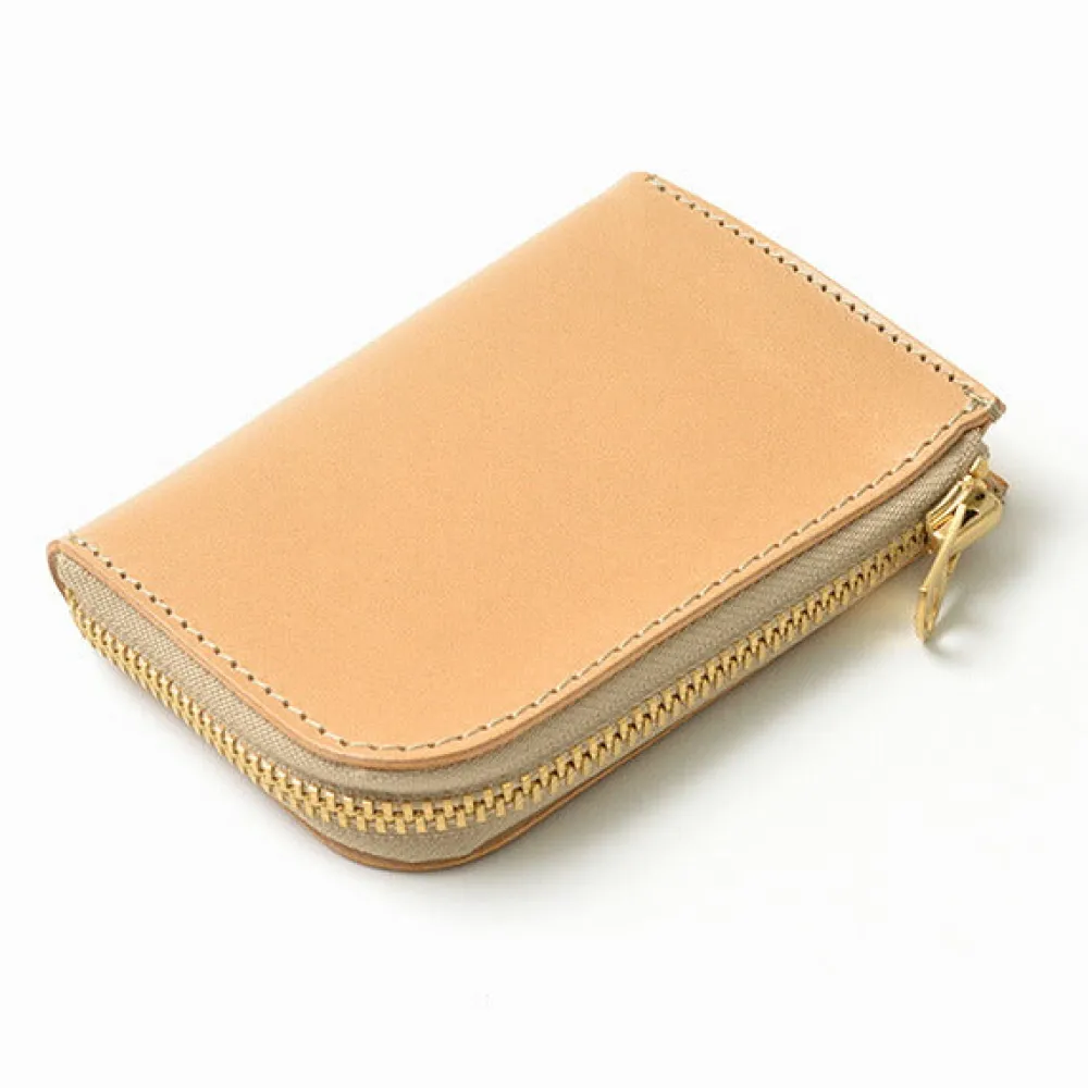 BARNS Wallets^/ L-shaped zipper mini wallet