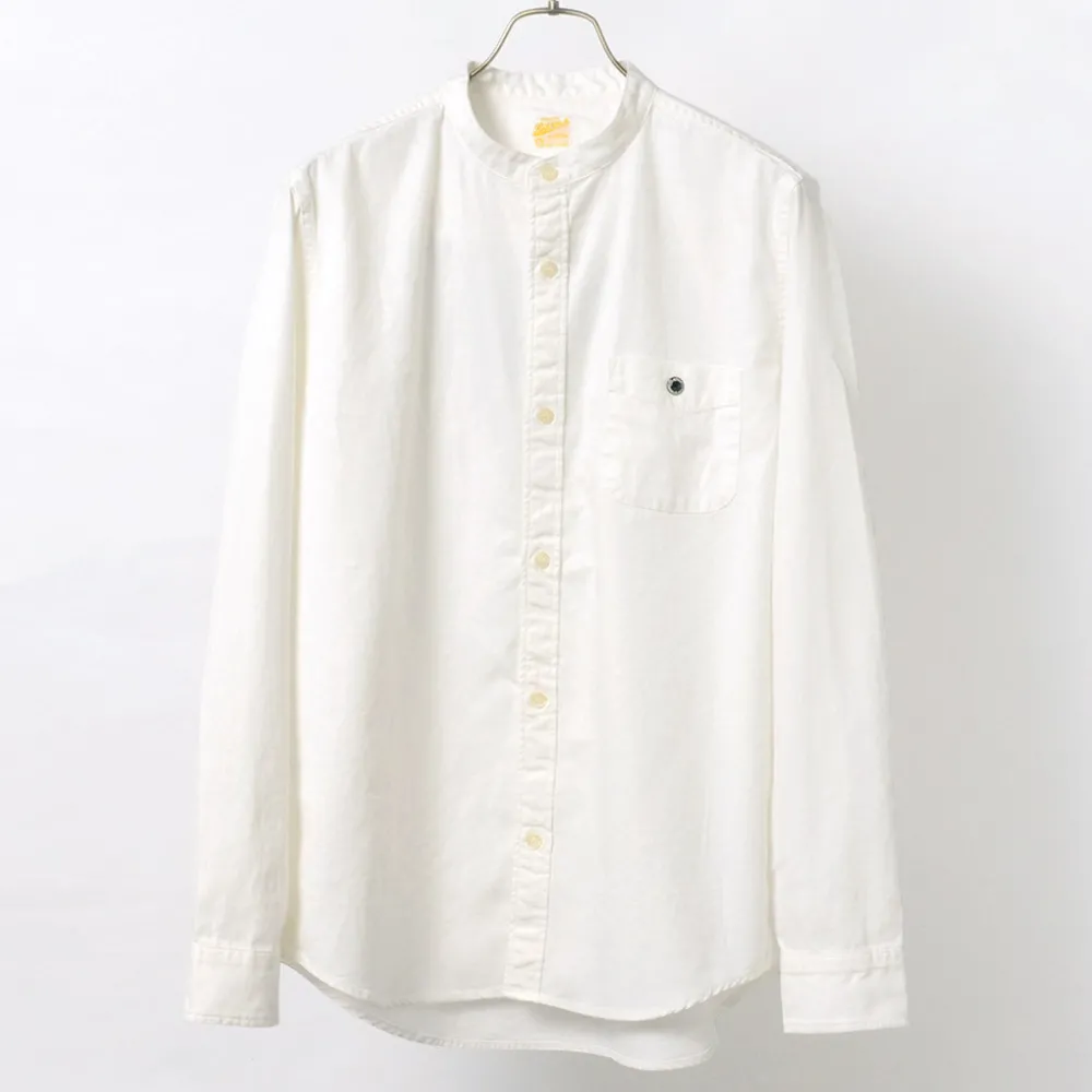 BARNS Shirts^/ Ox Band Collar Shirt