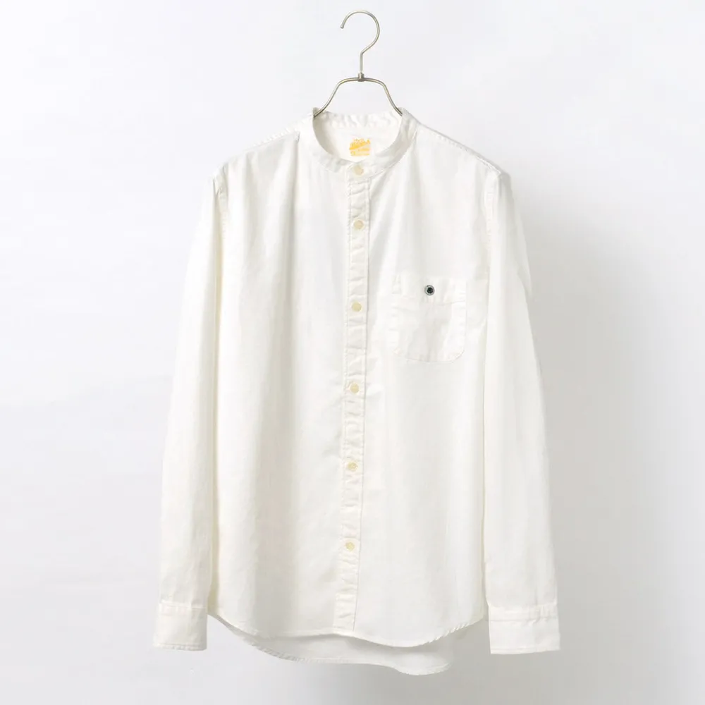 BARNS Shirts^/ Ox Band Collar Shirt