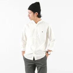 BARNS Shirts^/ Ox Band Collar Shirt