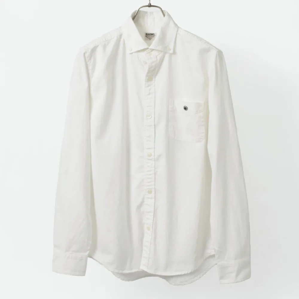 BARNS Shirts^/ Ox Long Sleeve Button Down Shirt
