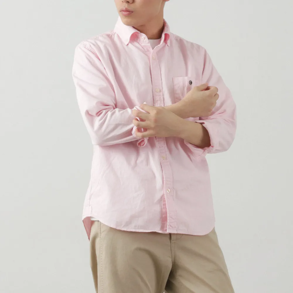 BARNS Shirts^/ Ox Long Sleeve Button Down Shirt