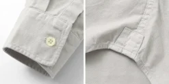 BARNS Shirts^/ Ox Long Sleeve Button Down Shirt