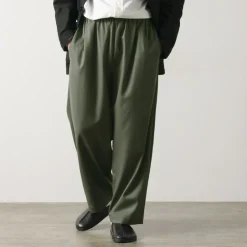 BASISBROEK Trousers^/ MOREMO Wide Pants High Count Flannel