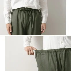 BASISBROEK Trousers^/ MOREMO Wide Pants High Count Flannel