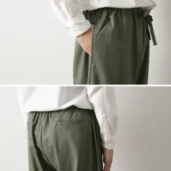 BASISBROEK Trousers^/ MOREMO Wide Pants High Count Flannel