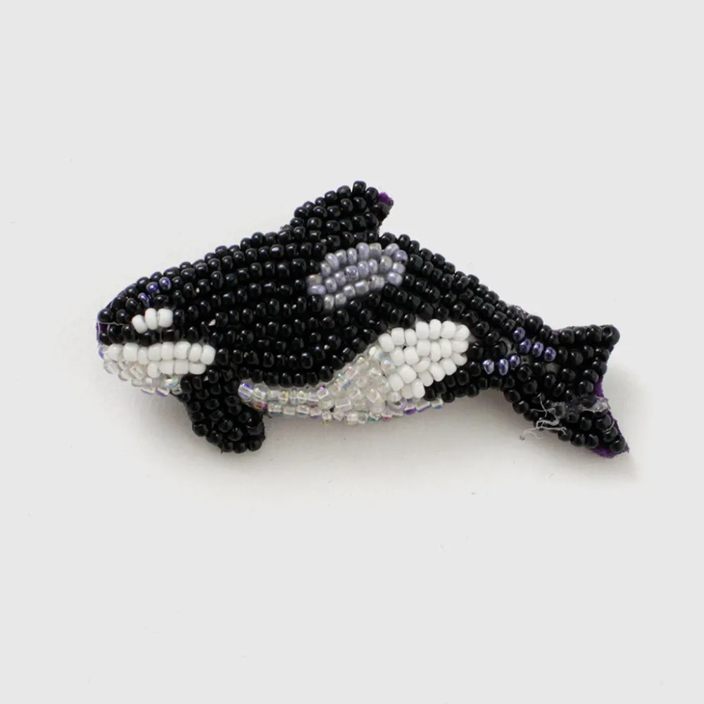 BEADED ACCESSORIES Other Goods^/ Beaded pin badge S