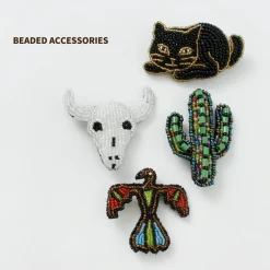 BEADED ACCESSORIES Other Goods^/ Beaded pin badge M