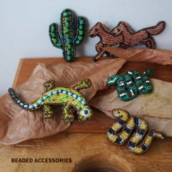 BEADED ACCESSORIES Other Goods^/ Beaded pin badge L
