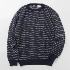 BINGHAMTON KNITTING COMPANY Knits^/ Birds Eye Crew Sweater