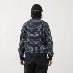 BINGHAMTON KNITTING COMPANY Knits^/ Birds Eye Crew Sweater