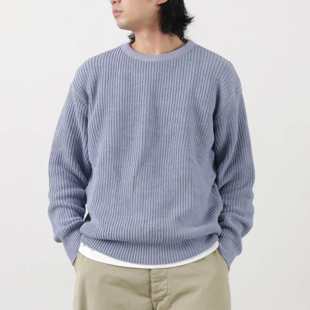 BINGHAMTON KNITTING COMPANY Knits^/ Shaker Crew Knit