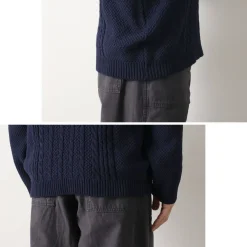 BINGHAMTON KNITTING COMPANY Knits^/ Fisherman Pullover Cotton Knit