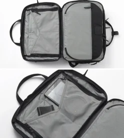 BLACK EMBER Briefcases|Backpacks^/ CORDURA FORGE 500 Denier 3WAY Travel Backpack black