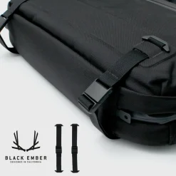 BLACK EMBER Other Bags^/ Forge Compression Straps 2-piece Set black