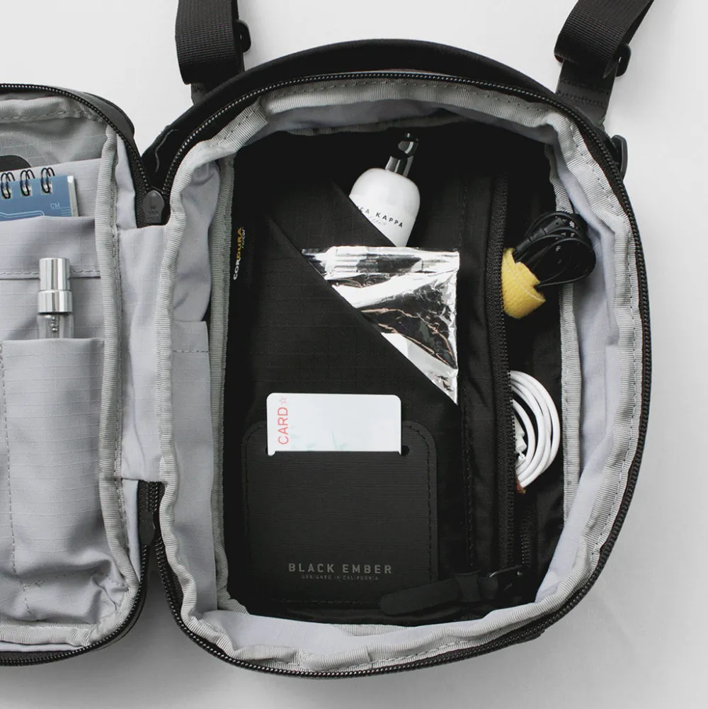 BLACK EMBER Shoulder Bags^/ KOMPAK black