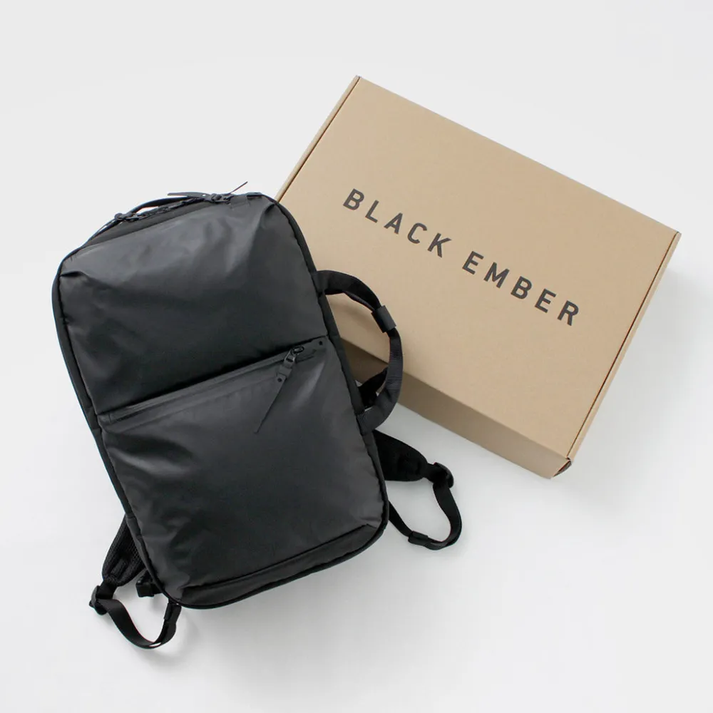 BLACK EMBER Backpacks^/ Rectangle 2-way pack black