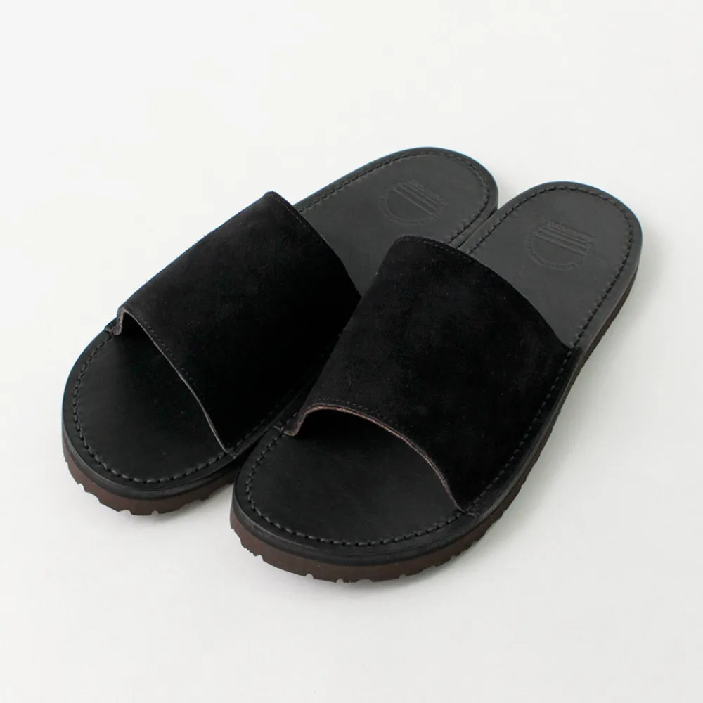 BLUE OVER Sandals^/ Fosco 2 Black Sole Sandals