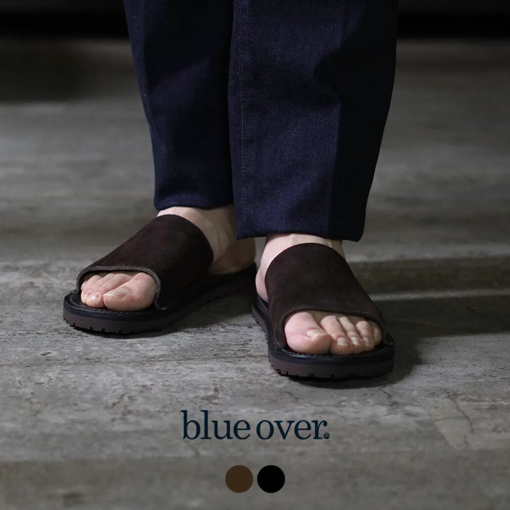 BLUE OVER Sandals^/ Fosco 2 Black Sole Sandals