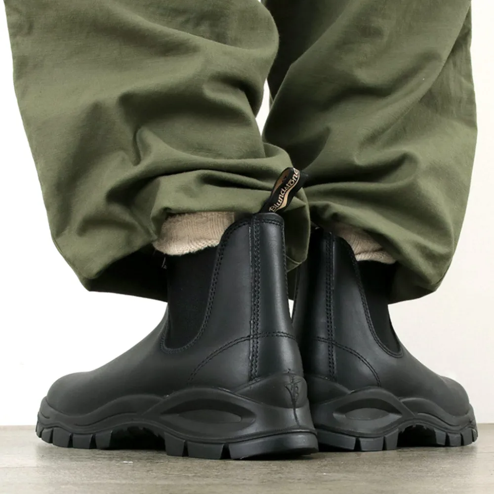 BLUNDSTONE Leather Shoes & Boots^/ LUG BOOT Side Gore Boots black