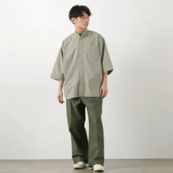 BURLAP OUTFITTER Shirts^/ 7/10 Sleeve Band Collar Shirt