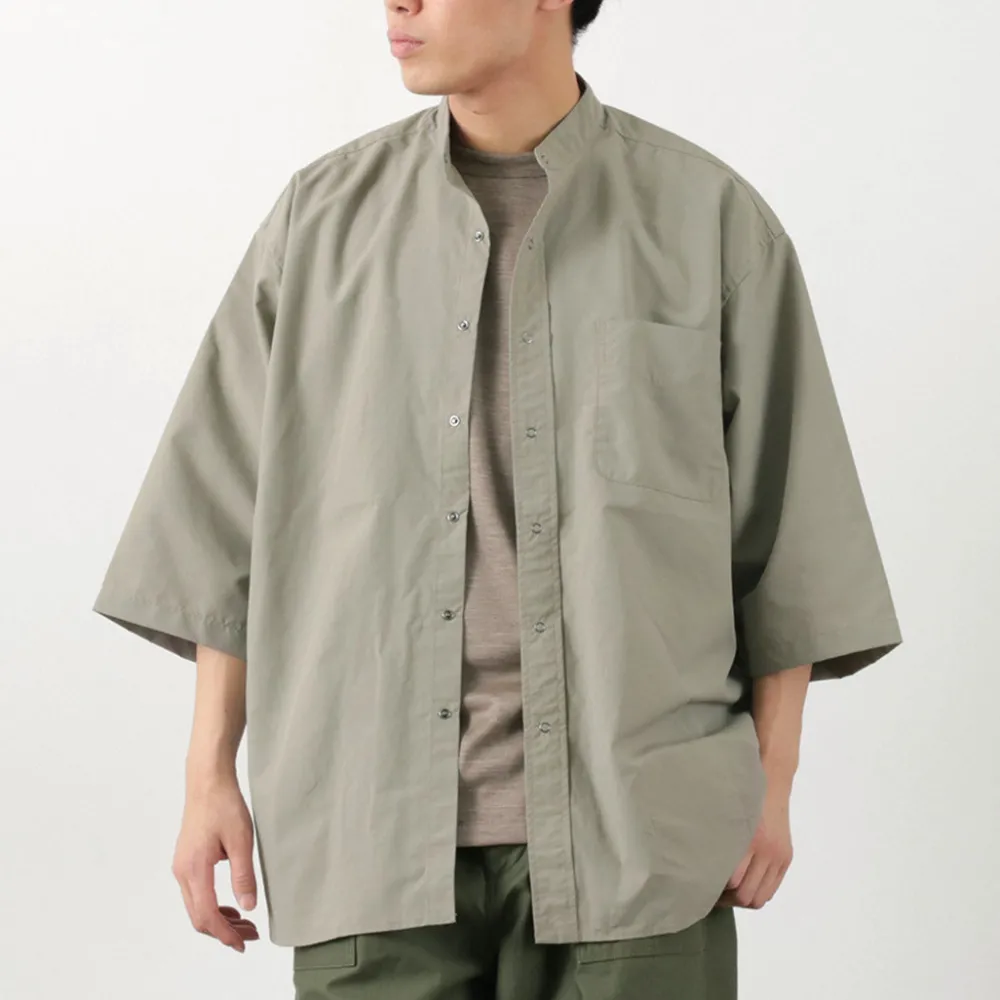 BURLAP OUTFITTER Shirts^/ 7/10 Sleeve Band Collar Shirt
