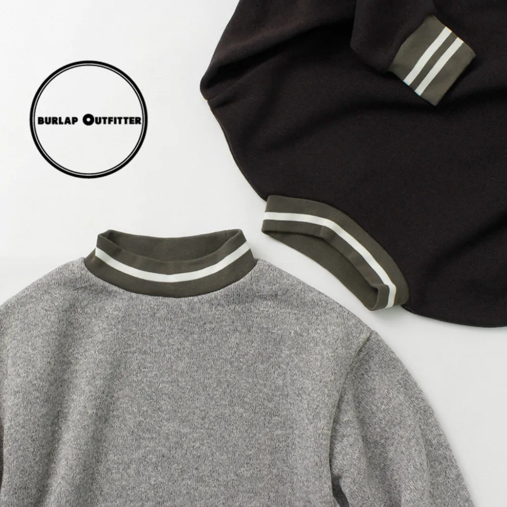 BURLAP OUTFITTER Knits^/ Knit Fleece Mock Top