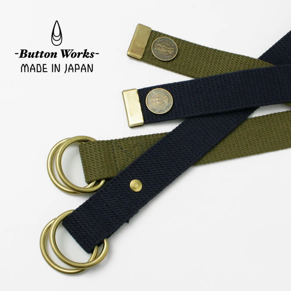 BUTTON WORKS Belts^/ Booty Double Ring Belt