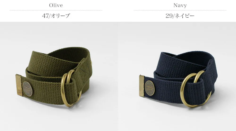 BUTTON WORKS Belts^/ Booty Double Ring Belt