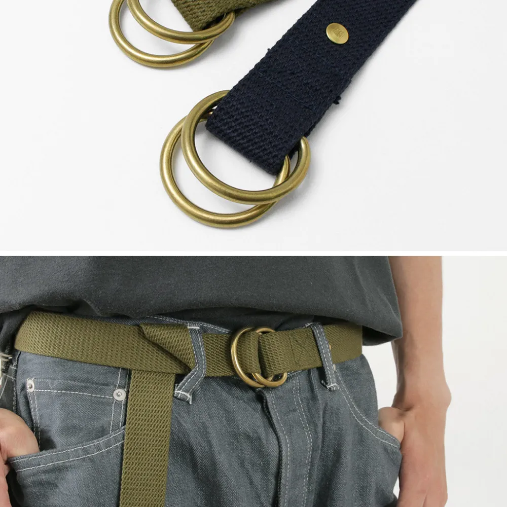 BUTTON WORKS Belts^/ Booty Double Ring Belt