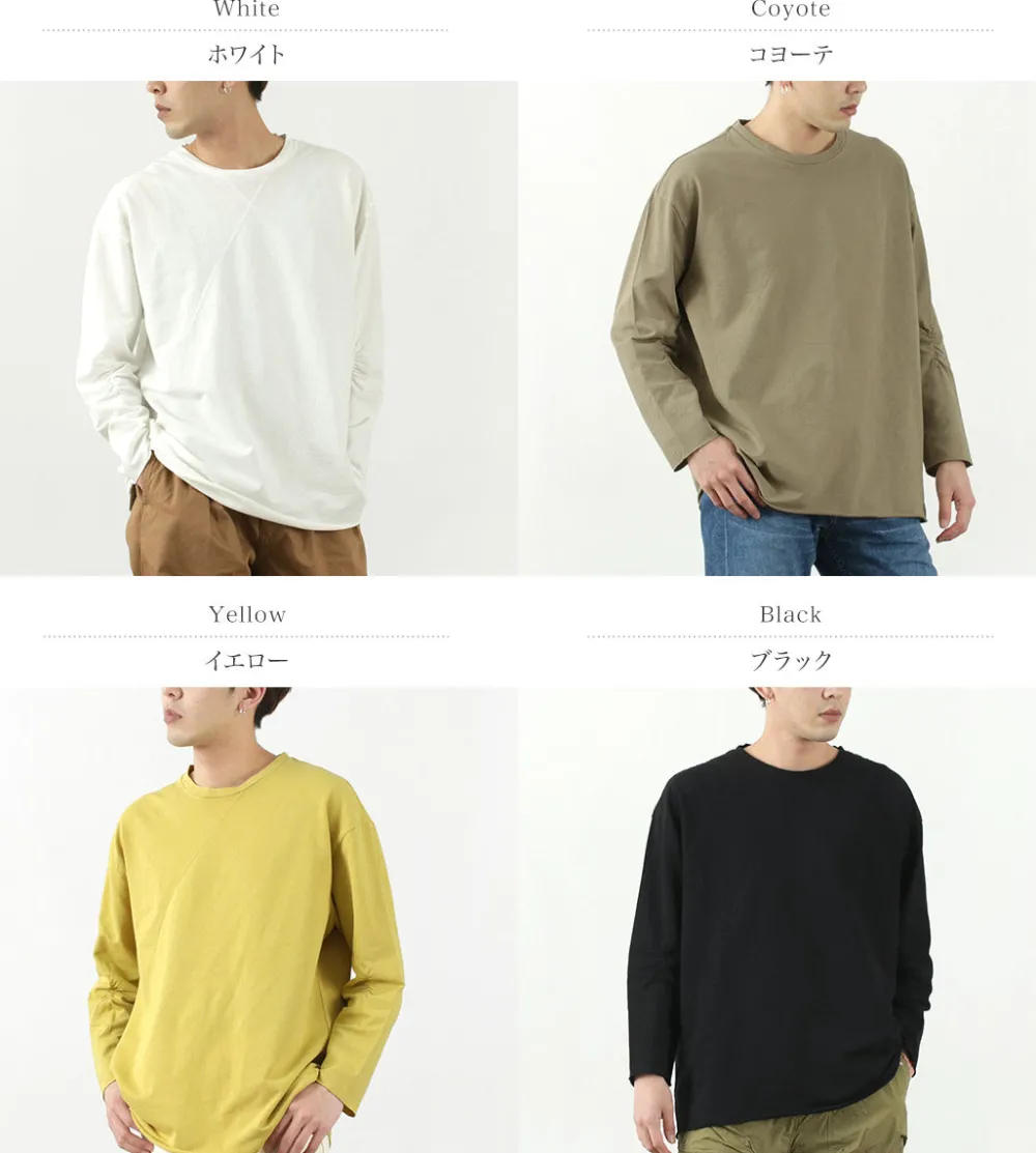 CAL O LINE T-Shirts^/ Inlay Long Sleeve T-shirt