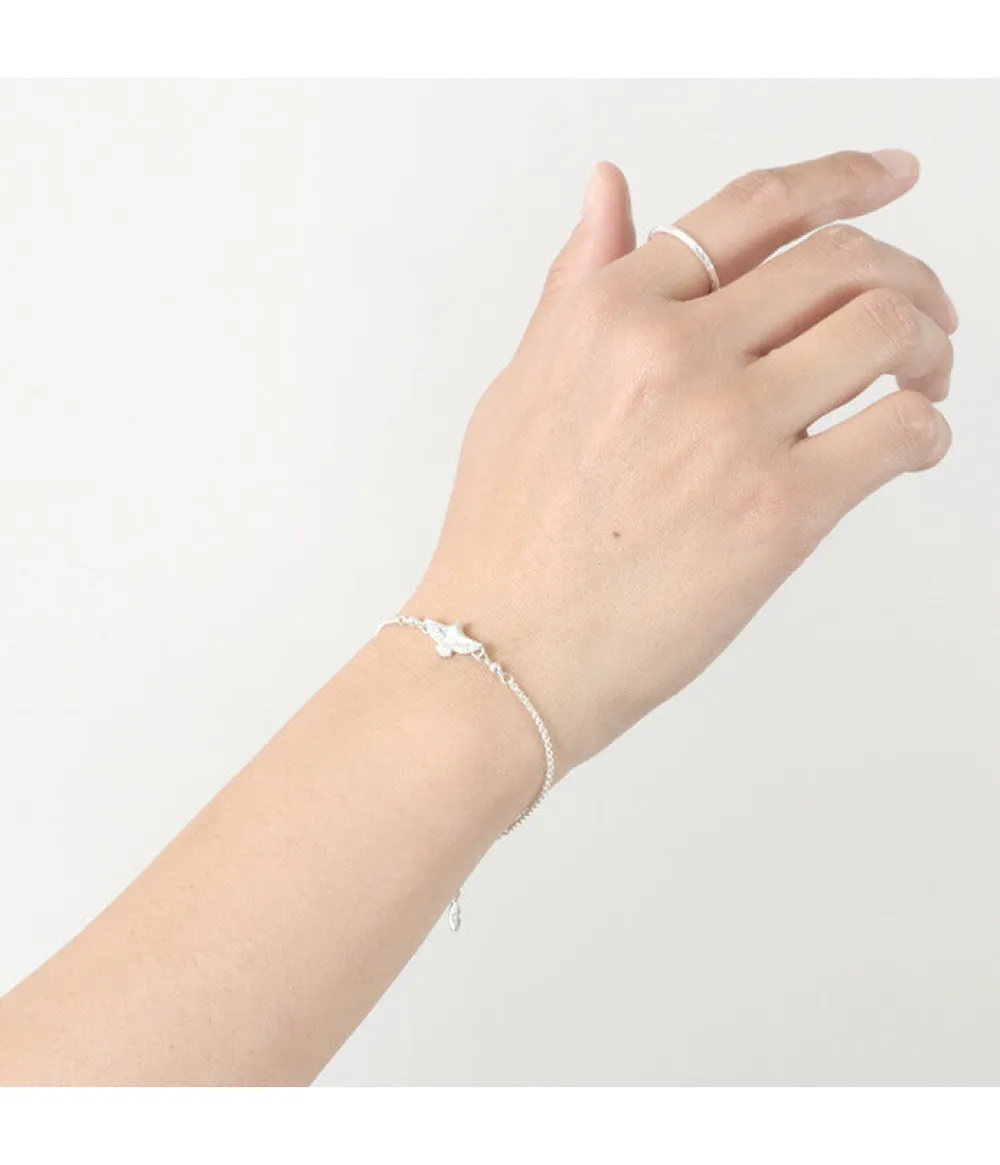 CHALISA T.. Anklets^/ Eagle chain bracelet silver