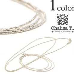 CHALISA T.. Anklets^/ Karen Tiny Beads 3WAY Accessory silver