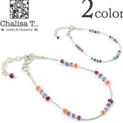 CHALISA T.. Anklets^/ Natural Stone Bracelet
