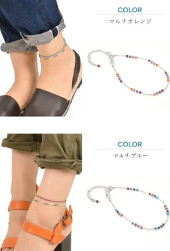 CHALISA T.. Anklets^/ Natural Stone Anklet