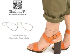 CHALISA T.. Anklets^/ Natural Stone Anklet