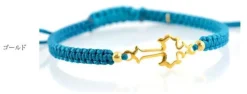 CHALISA T.. Bracelets^/ Silver cross notched cord bracelet