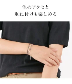 CHALISA T.. Anklets^/ Smoky Quartz W-Wrap Bracelet darkgray