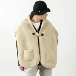 COLDBREAKER Jackets^/ Boa Wool Poncho