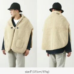 COLDBREAKER Jackets^/ Boa Wool Poncho