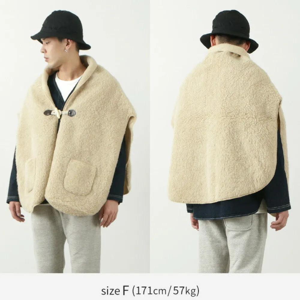 COLDBREAKER Jackets^/ Boa Wool Poncho