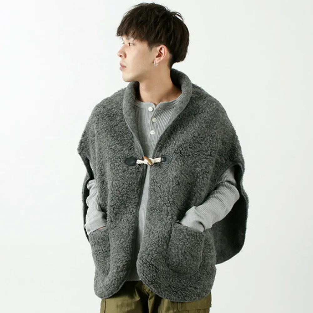 COLDBREAKER Jackets^/ Boa Wool Poncho