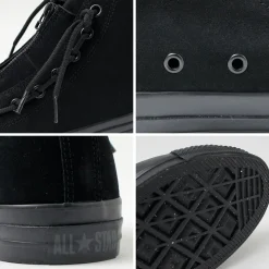CONVERSE Sneakers^/ Suede All Star R Center Zip High Cut Sneakers black