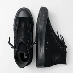 CONVERSE Sneakers^/ Suede All Star R Center Zip High Cut Sneakers black