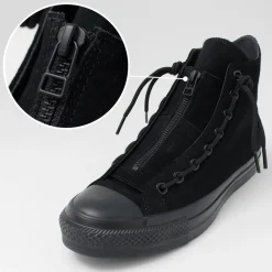 CONVERSE Sneakers^/ Suede All Star R Center Zip High Cut Sneakers black