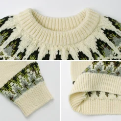 COOHEM Knits^/ Nordic Knit Pullover