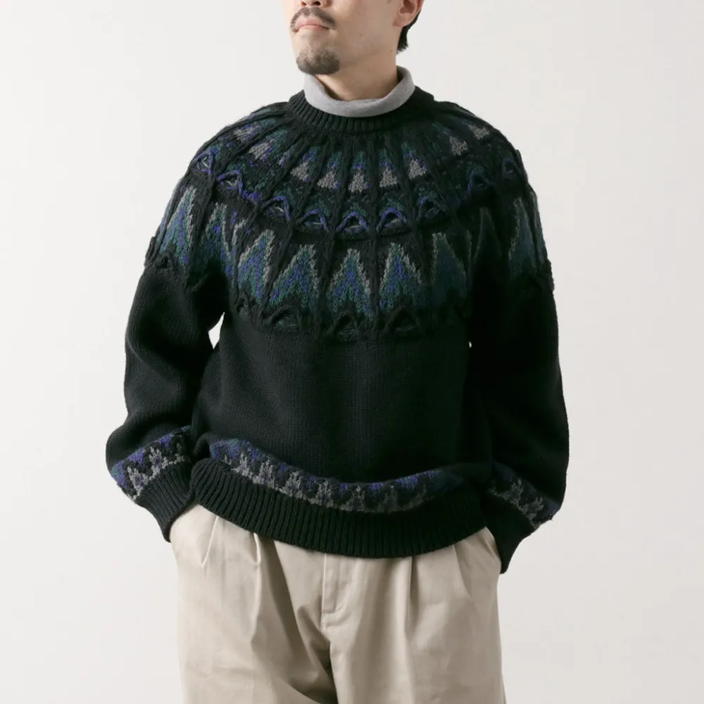 COOHEM Knits^/ Nordic Knit Pullover