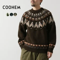 COOHEM Knits^/ Nordic Knit Pullover